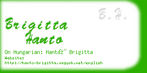 brigitta hanto business card